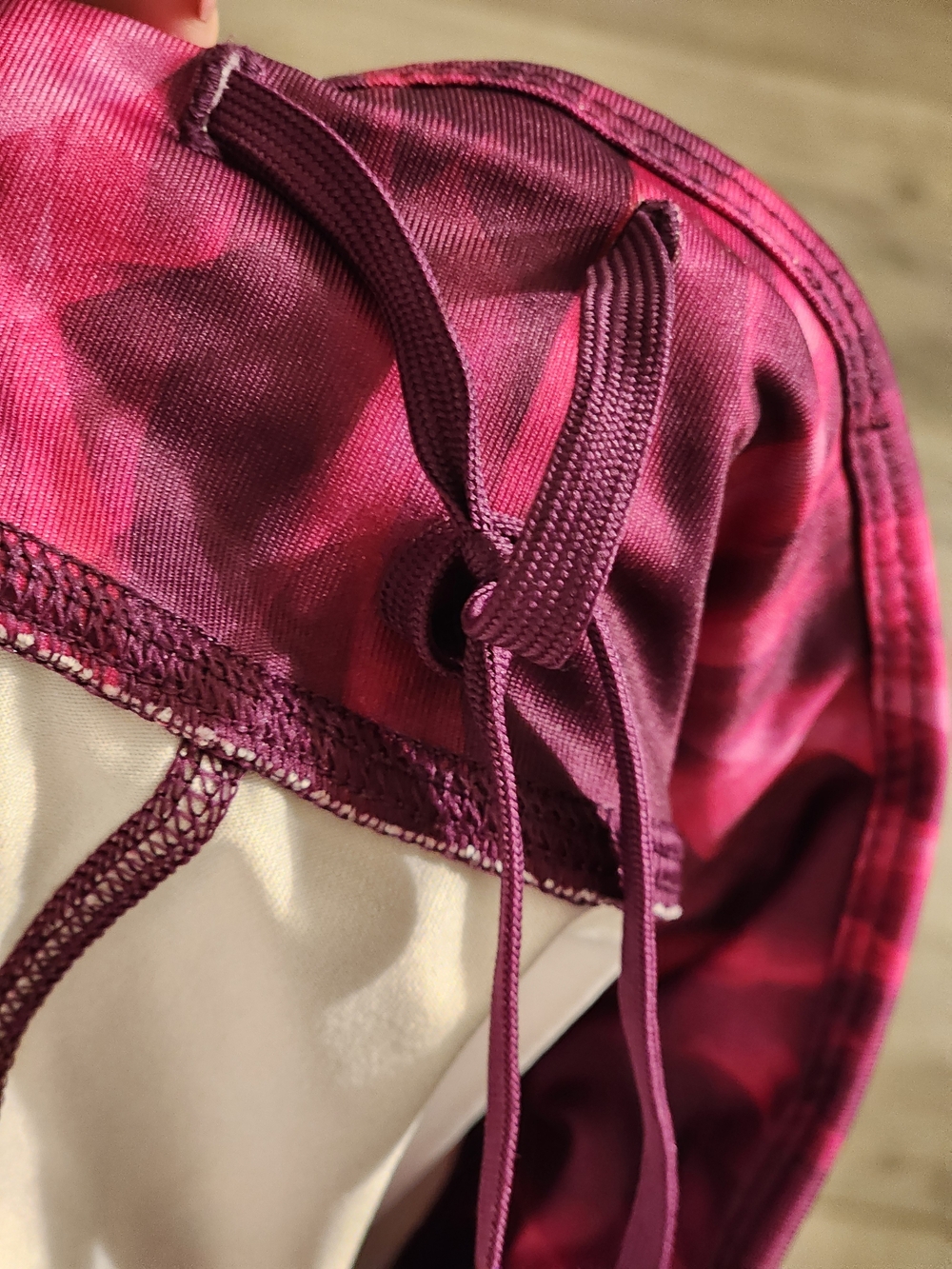 DANSKIN Magenta Patterned Crop Leggings Plus Size XXL - Picture 7 of 11